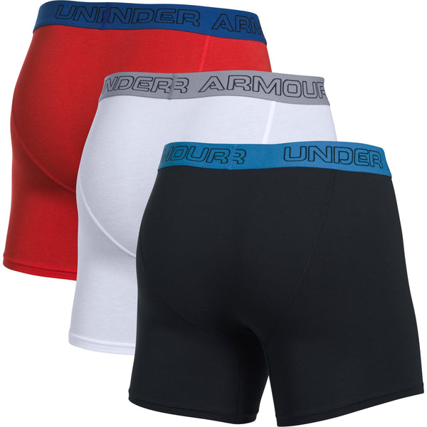 [1277279-004] Mens Under Armour Charged Cotton Stretch 6 Boxerjock 3-Pack