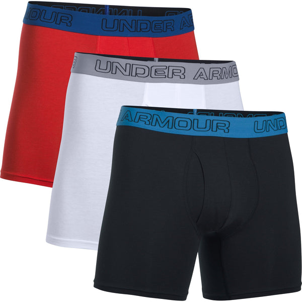 [1277279-004] Mens Under Armour Charged Cotton Stretch 6 Boxerjock 3-Pack