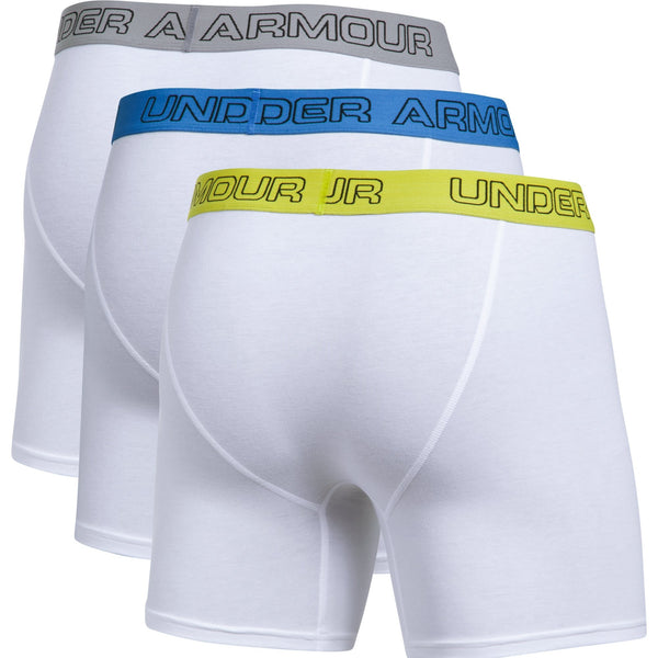 [1277279-101] Mens Under Armour Charged Cotton Stretch 6 Boxerjock 3-Pack