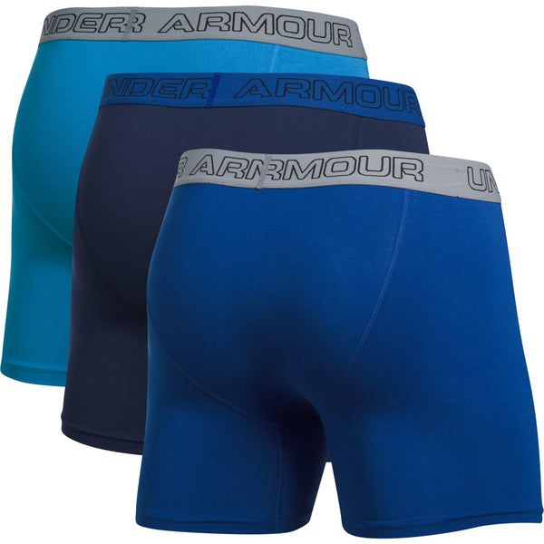[1277279-788] Mens Under Armour Charged Cotton Stretch 6 Boxerjock 3-Pack