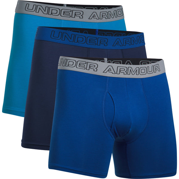 [1277279-788] Mens Under Armour Charged Cotton Stretch 6 Boxerjock 3-Pack