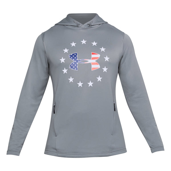 [1323105-035] Mens Under Armour Freedom Tech Terry PO Hoodie