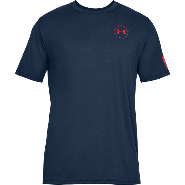 [1333350-409] Mens Under Armour Freedom Flag T-Shirt