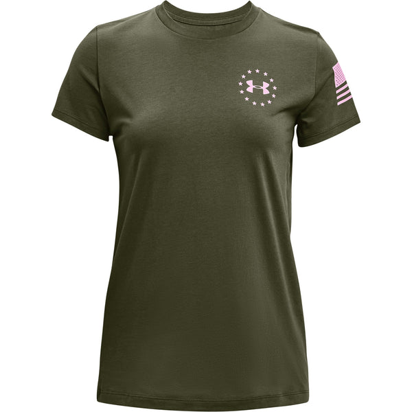 [1352160-390] Womens Under Armour Freedom Banner T-Shirt