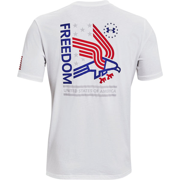 [1362049-100] Mens Under Armour Freedom USA Eagle T