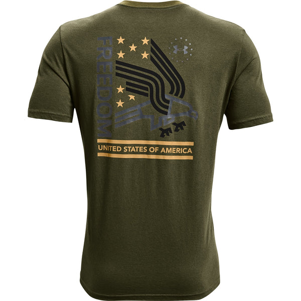 [1362049-390] Mens Under Armour Freedom USA Eagle T