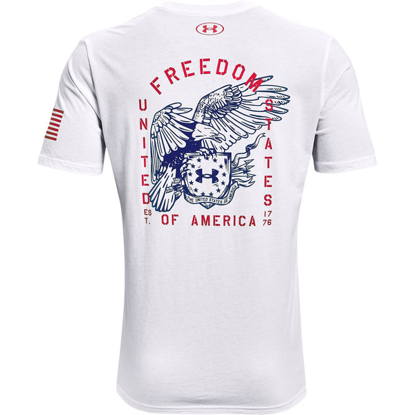 [1362051-100] Mens Under Armour Freedom Eagle T