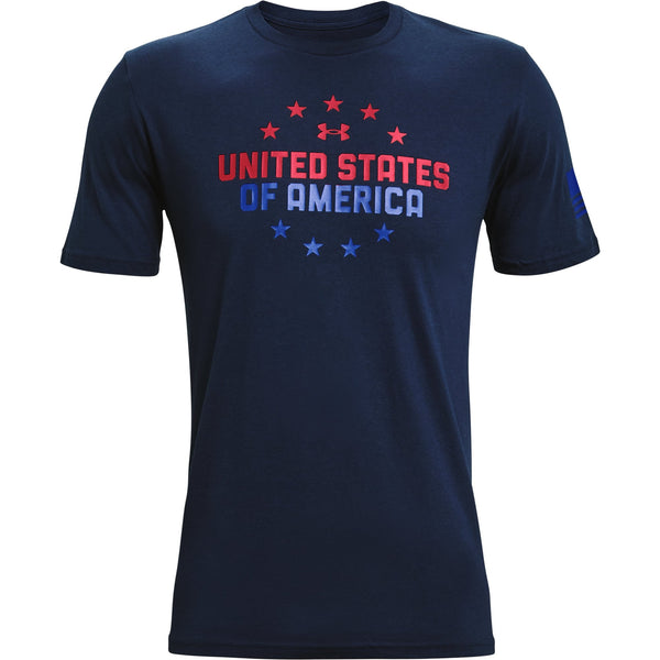 [1365051-408] Mens Under Armour Freedom US of A T-Shirt