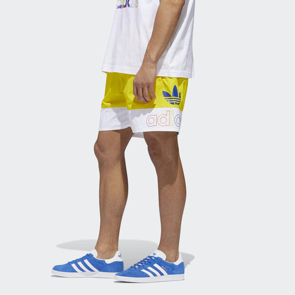 [GD0954] Mens Adidas Originals Pride Freestyle Woven Shorts