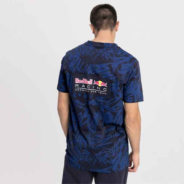 [595155-01] Mens Puma RBR Red Bull Racing AOP Tee