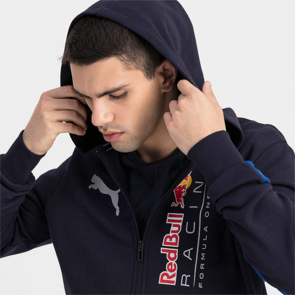 [595174-01] Mens Puma RBR Red Bull Racing Logo Hooded Sweat Jacket