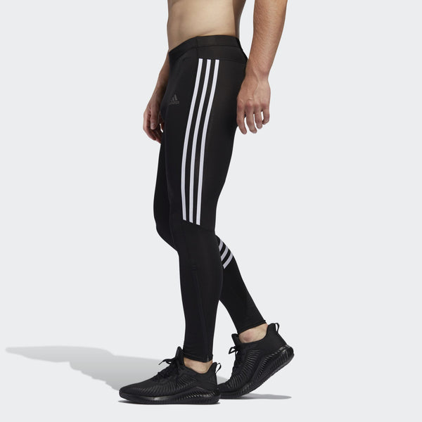 [ED9295] Mens Adidas Run It 3-Stripes Tights