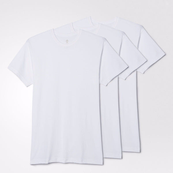 [S49193] Athletic Comfort Crew Tee 3-Pack