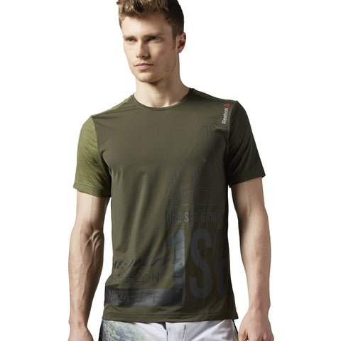 [S94224] Mens Reebok One Series Running Shortsleeve ActivChill Tee