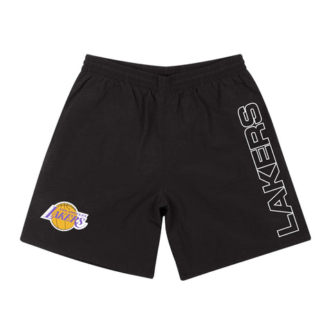 Mens Mitchell & Ness NBA Nylon Short Los Angeles Lakers