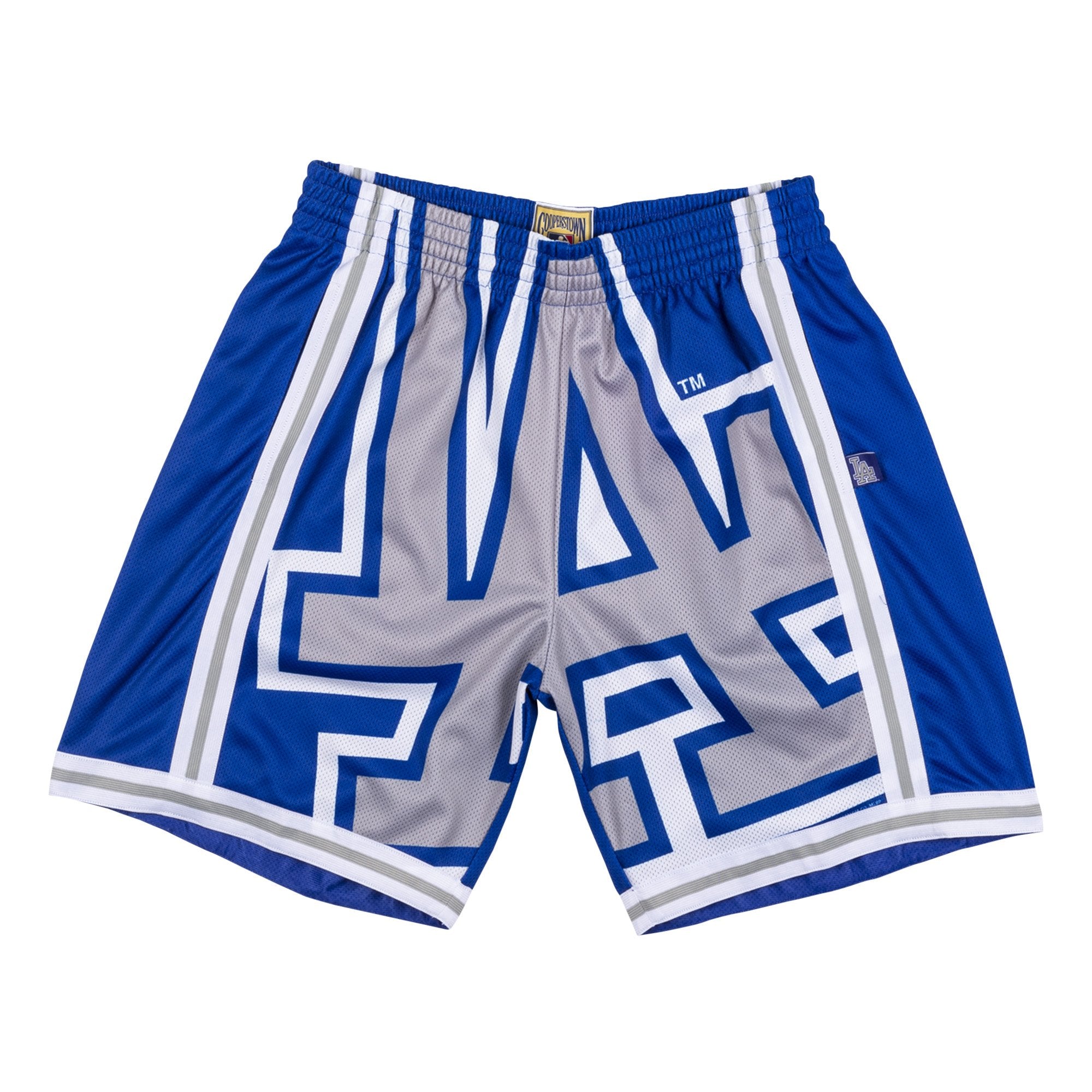 Mens Mitchell & Ness MLB Big Face Short Los Angeles Dodgers