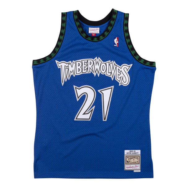Mens Mitchell & Ness NBA Swingman Jersey Timberwolves 03 Kevin Garnett