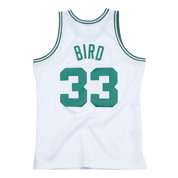 [SMJYGS18141-BCEWHIT85LBI] Mens Mitchell & Ness NBA Swingman Home Jersey Celtics 85 Larry Bird