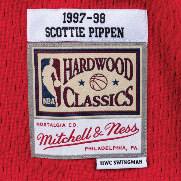 Mens Mitchell & Ness NBA Swingman Road Jersey Bulls 97 Scottie Pippen