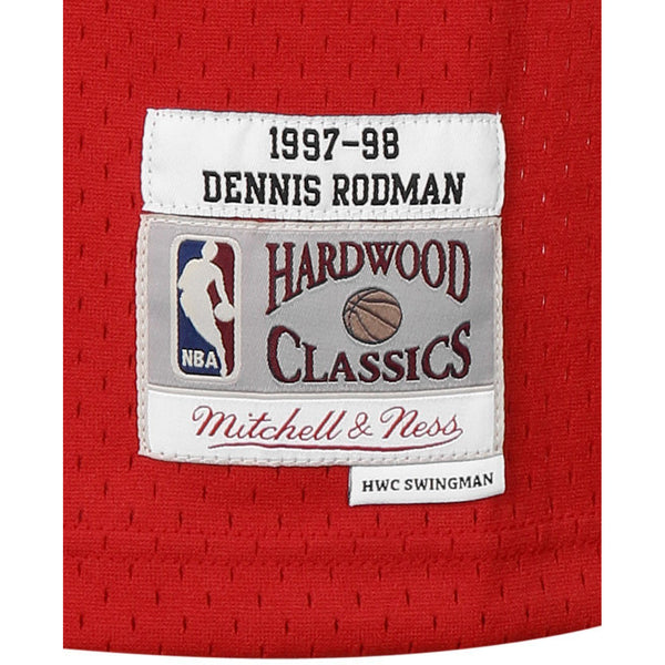 [SMJYGS18154-CBUSCAR97DRD] Mens Mitchell & Ness NBA Swingman Road Jersey Bulls 97 Dennis Rodman
