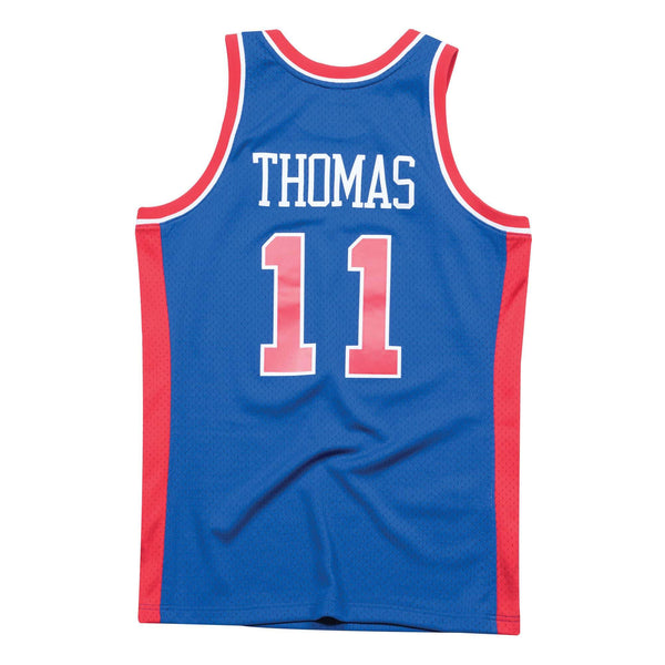 [SMJYGS18163-DPIROYA88ITH] Mens Mitchell & Ness NBA Swingman Road Jersey Pistons 88 Isiah Thomas