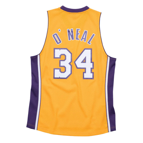 Mens Mitchell & Ness NBA Swingman Home Jersey Lakers 99 Shaquille O'Neal