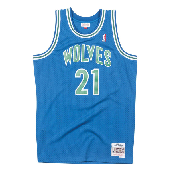 [SMJYGS18182-MTIROYA95KGA] Mens Mitchell & Ness NBA Swingman Road Jersey Timberwolves 95 Kevin Garnett