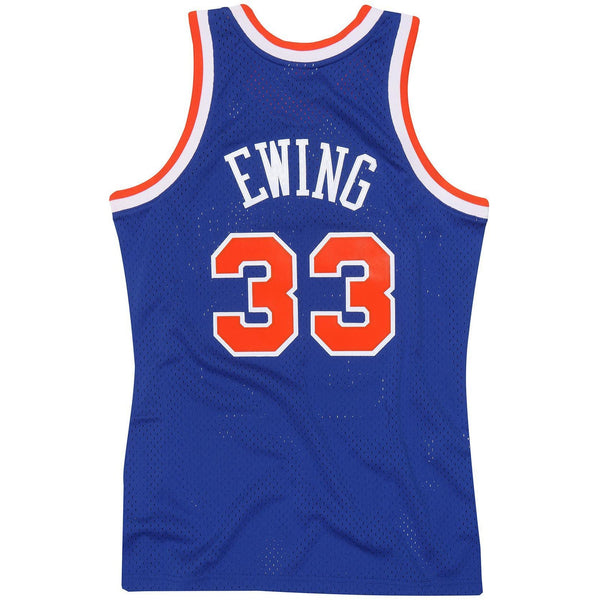 Mens Mitchell & Ness NBA Swingman Road Jersey Knicks 91 Patrick Ewing