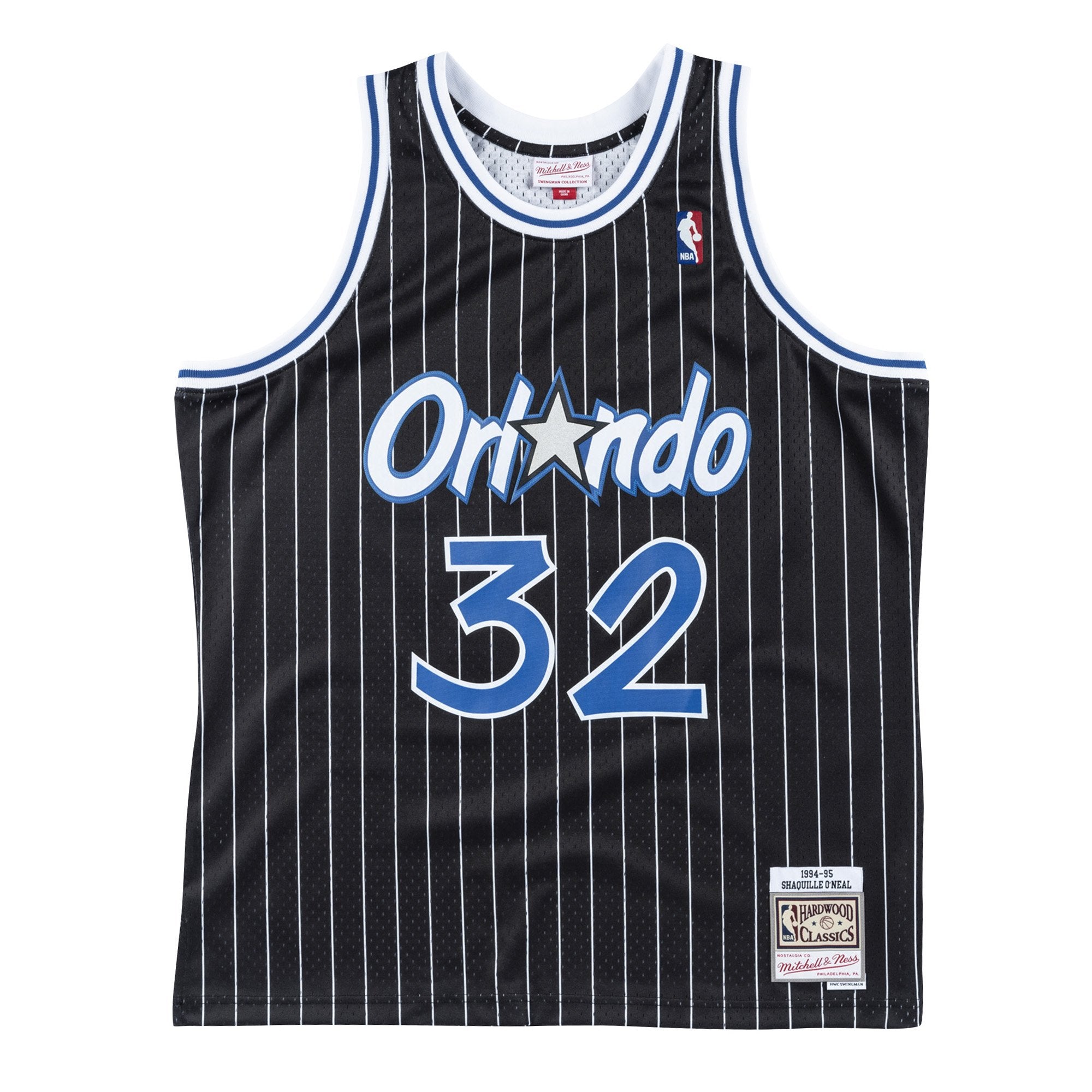 Mens Mitchell & Ness NBA Swingman Alternate Jersey Magic 94 Shaquille O'Neal