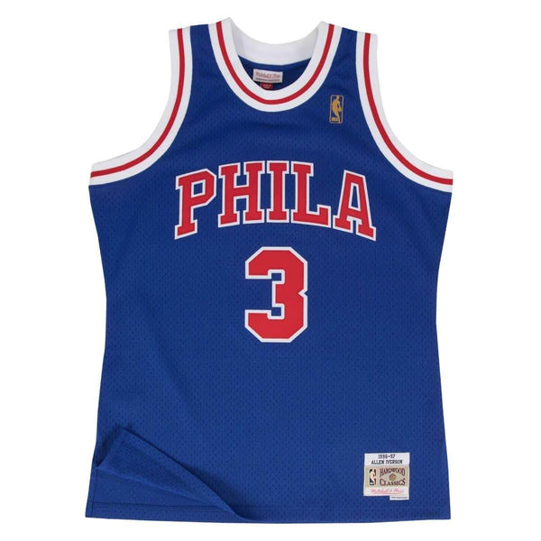 [SMJYGS18197-P76ROYA96AIV] Mens Mitchell & Ness NBA Swingman Alternate Jersey 76ers 96 Allen Iverson