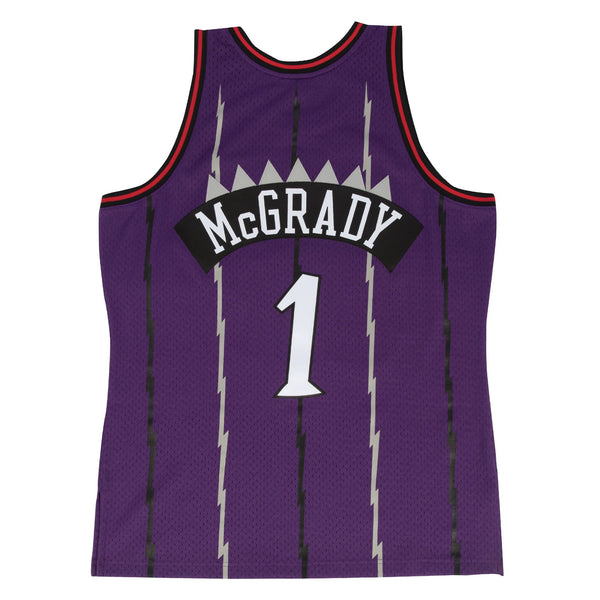 Mens Mitchell & Ness NBA Swingman Road Jersey Raptors 98 Tracy Mcgrady