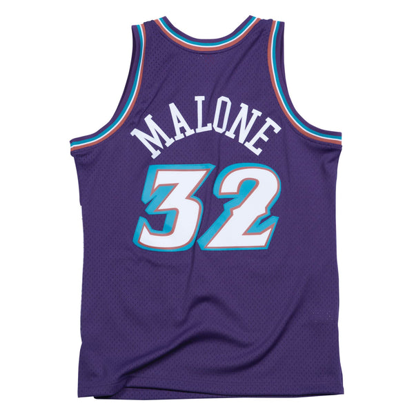 Mens Mitchell & Ness NBA Swingman Road Jersey Jazz 96 Karl Malone