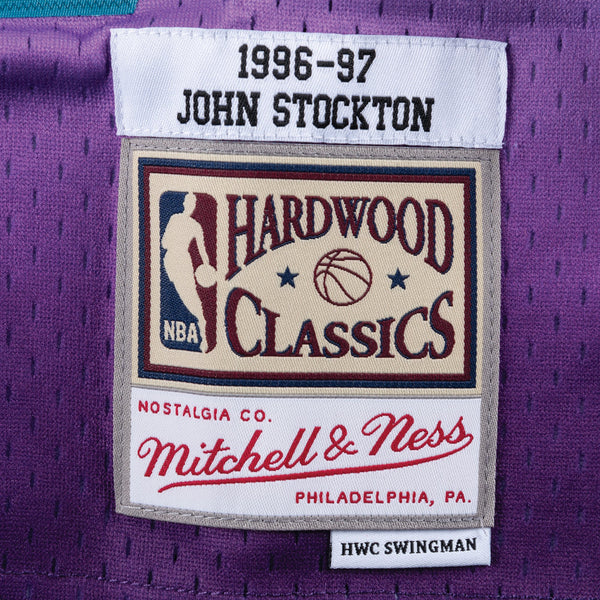 Mens Mitchell & Ness NBA Swingman Road Jersey Jazz 96 John Stockton