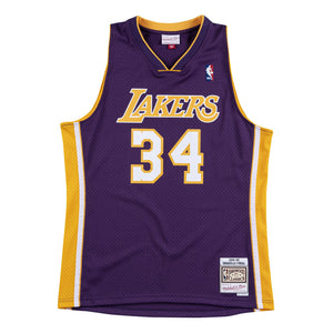 Mens Mitchell & Ness NBA Swingman Jersey Lakers 99-00 Shaquille O'Neal