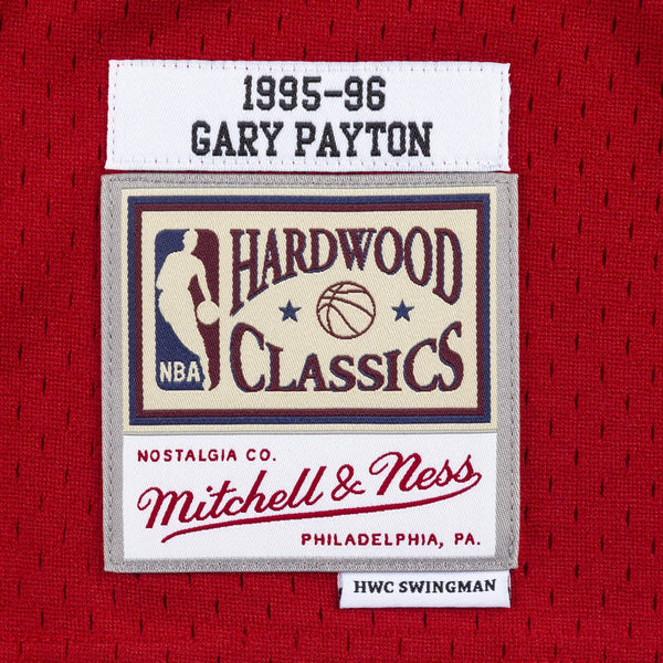 [SMJYNG18395-SSUCMTD95GPA] Mens Mitchell & Ness NBA CNY Swingman Jersey Supersonics 95 Payton