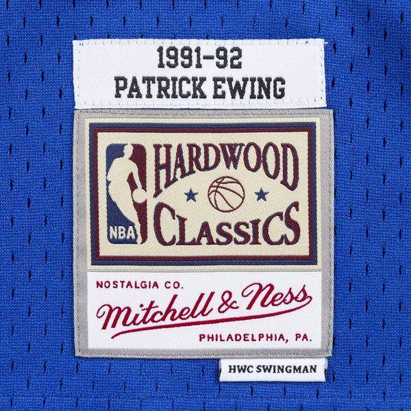 [SMJYNG18407-NYKROYA91PEW] Mens Mitchell & Ness NBA CNY Swingman Jersey Knicks 91 Patrick Ewing
