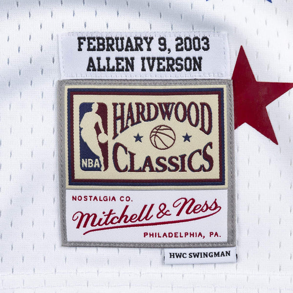 [SMJYNG18424-ASEWHIT03AIV] Mens Mitchell & Ness NBA Sublimated Swingman Jersey Allstar East 03 Iverson