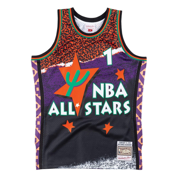 [SMJYNG18432-ASEBLCK95AHA] Mens Mitchell & Ness NBA Sublimated Swingman Jersey Allstar East 95 Hardaway