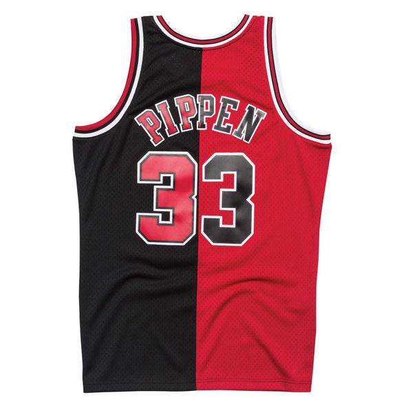 [SMJYSCBK-CBUNG186661SPI97] Mens Mitchell & Ness NBA Split Jersey 97 Bulls Alt Sp