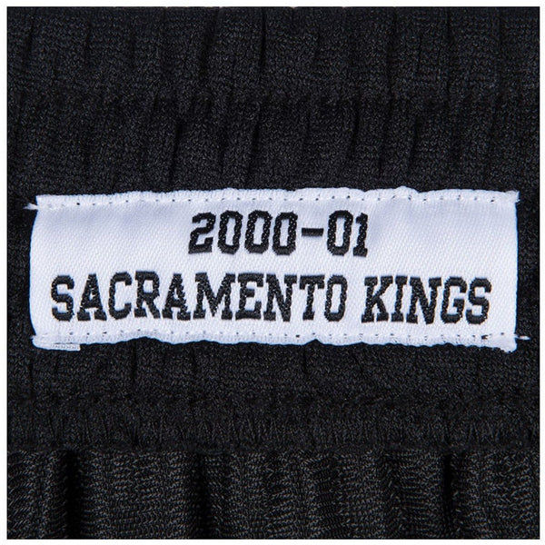 [SMSHGS18250-SKIBLCK00] Mens Mitchell & Ness NBA Swingman Road Shorts Kings 00-01