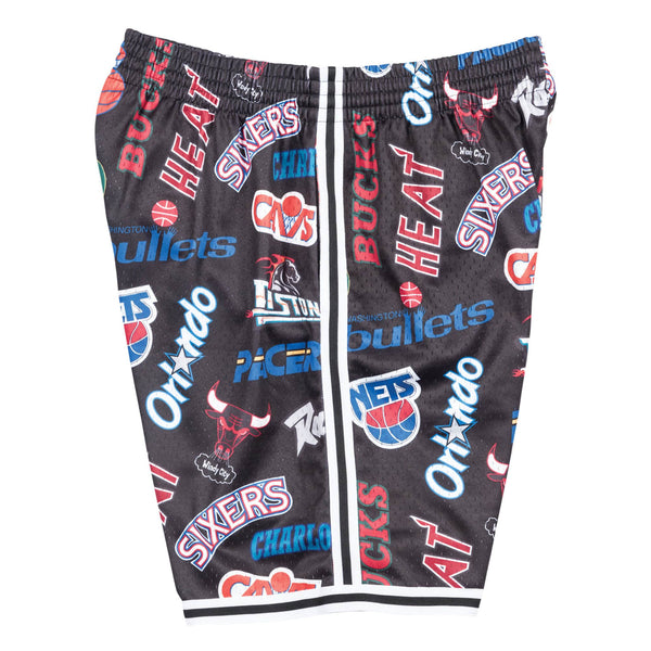 [SMSHNG18359-ASEPTBK] Mens Mitchell & Ness NBA All-Over Eastern Swingman Shorts