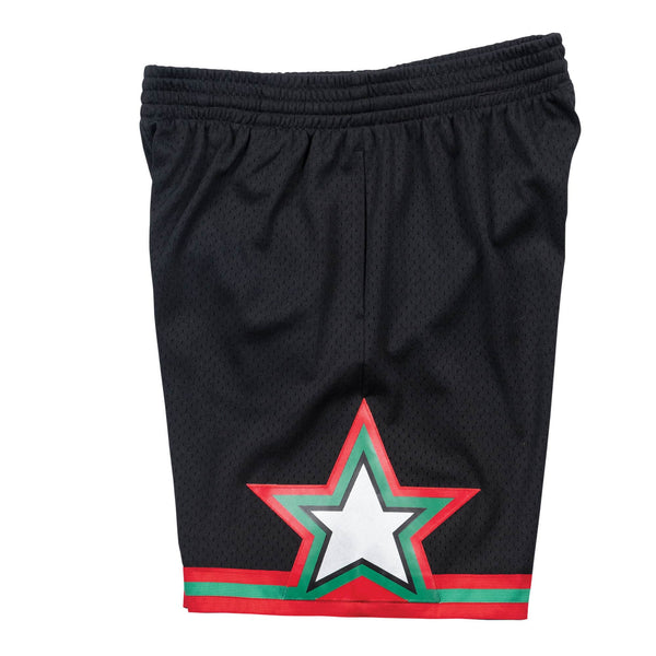 [SMSHNG18823-OMABLCK193] Mens Mitchell & Ness NBA Xmas Shorts Magic 1993