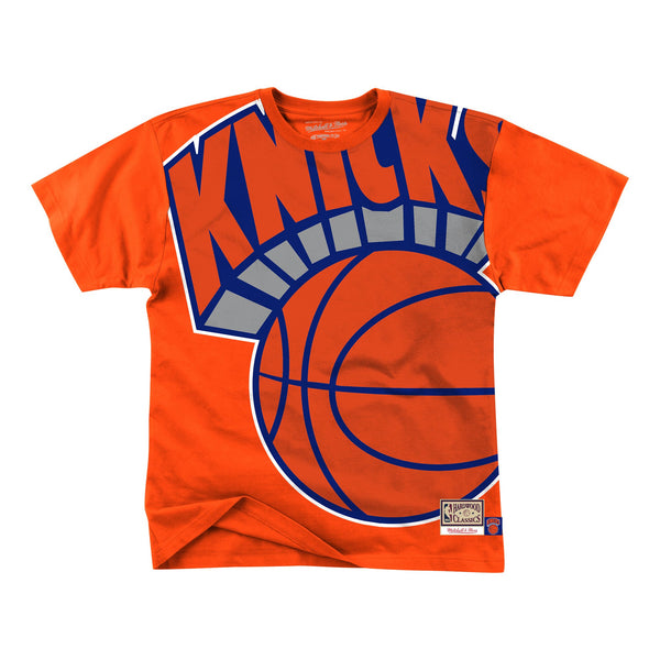 Mens Mitchell & Ness NBA Big Face Short Sleeve Tee New York Knicks