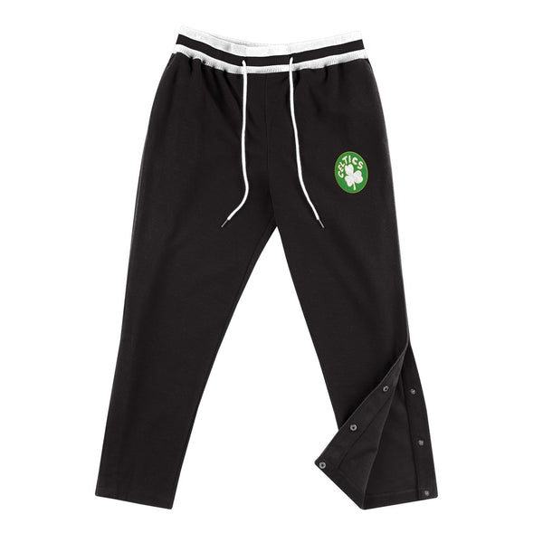 Mens Mitchell & Ness NBA Reversed Fleece Tearaway Pant Boston Celtics