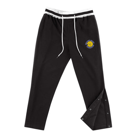 Mens Mitchell & Ness NBA Reversed Fleece Tearaway Pant Golden State Warriors