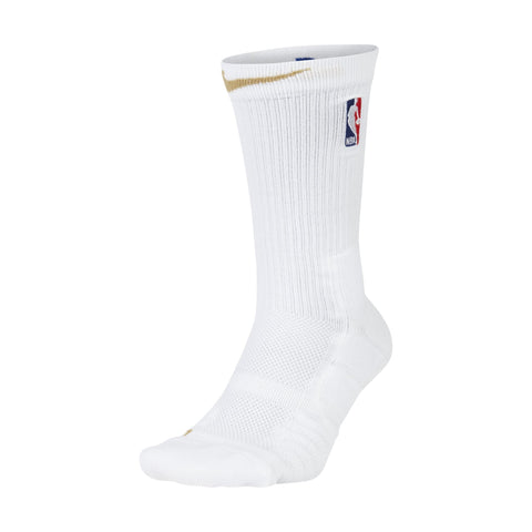 [SX7583-100] Mens Nike NBA Logo Elite Quick Crew Socks