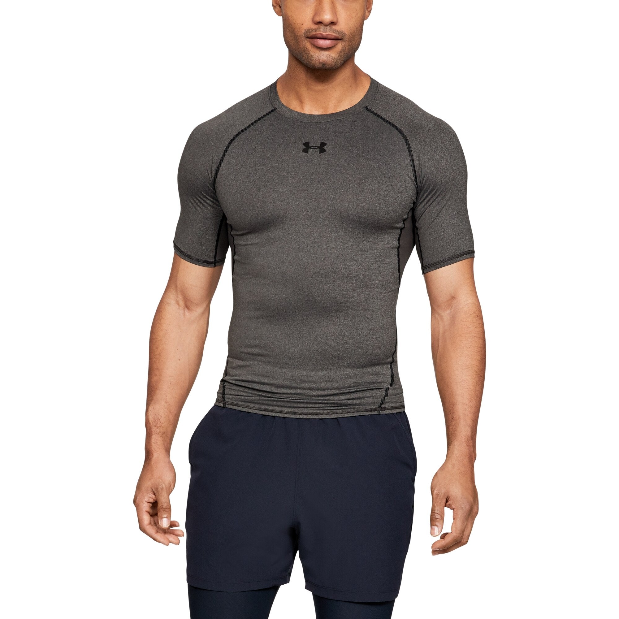 [1257468-090] Mens Under Armour HeatGear Armour Short Sleeve Compression Shirt