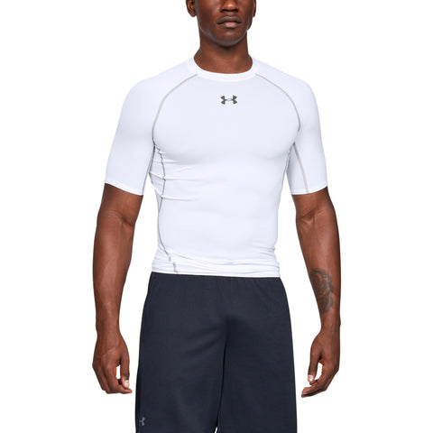 [1257468-100] Mens Under Armour HeatGear Armour Short Sleeve Compression Shirt