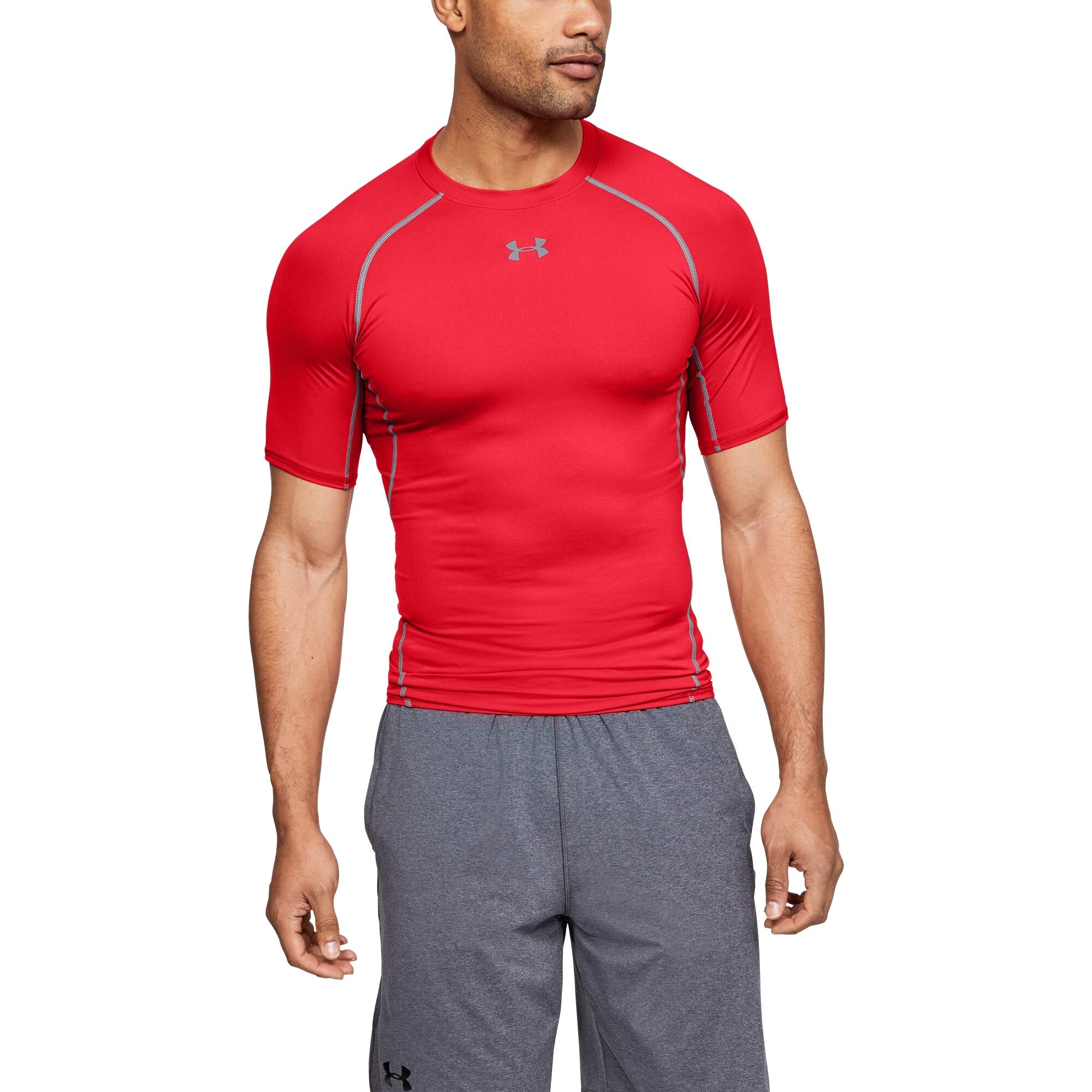 [1257468-600] Mens Under Armour HeatGear Armour Short Sleeve Compression Shirt