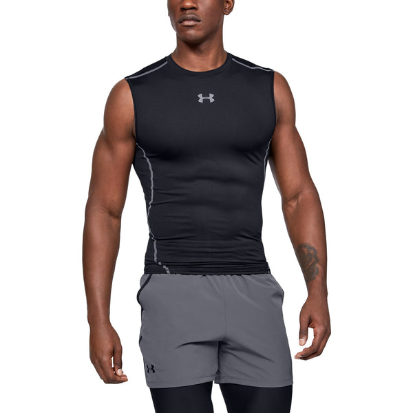 [1257469-001] Mens Under Armour HeatGear Armour Sleeveless Compression Shirt